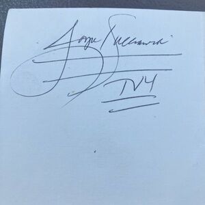 Autographed Signature - JOYCE KULHAWIK TV4